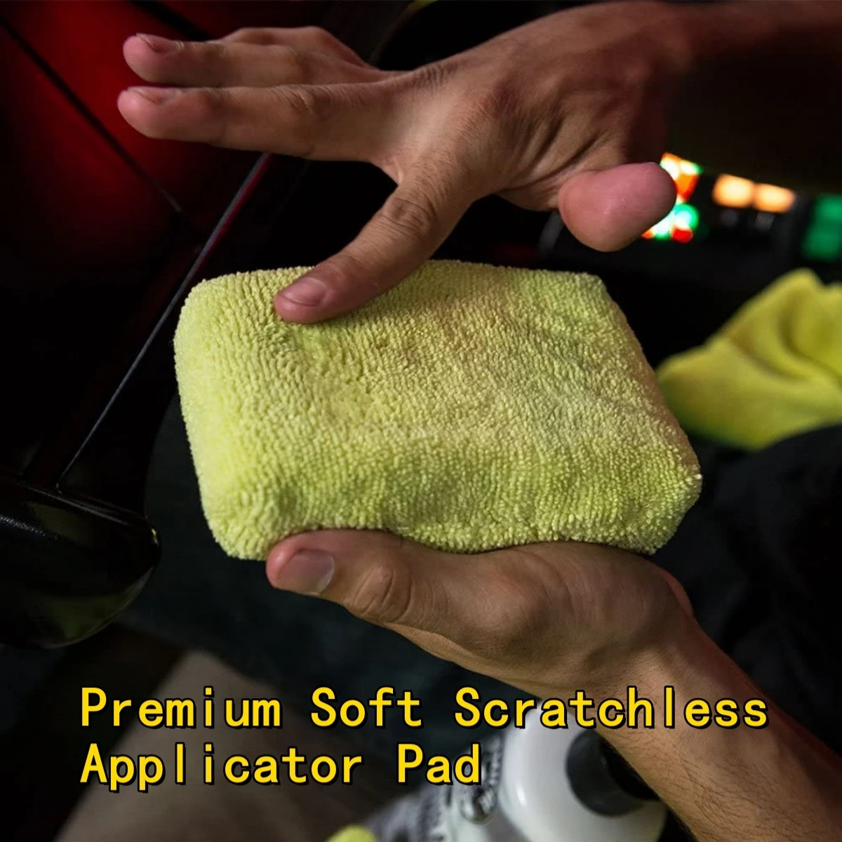 8Pcs Microfiber Car Wax Applic - Car Wax Polishing Pad 评论和价格