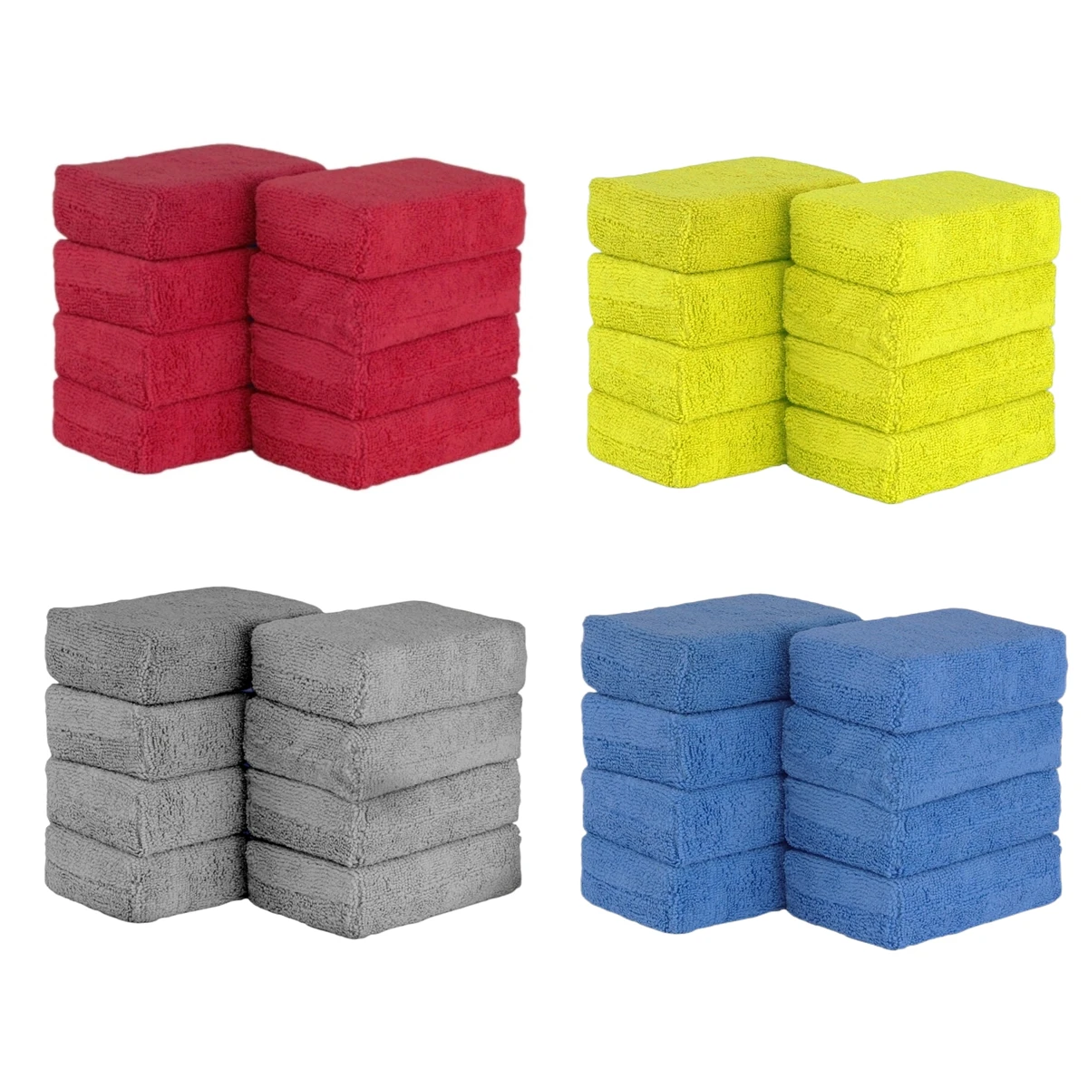 8Pcs Microfiber Car Wax Applic - Car Wax Polishing Pad 评论和价格