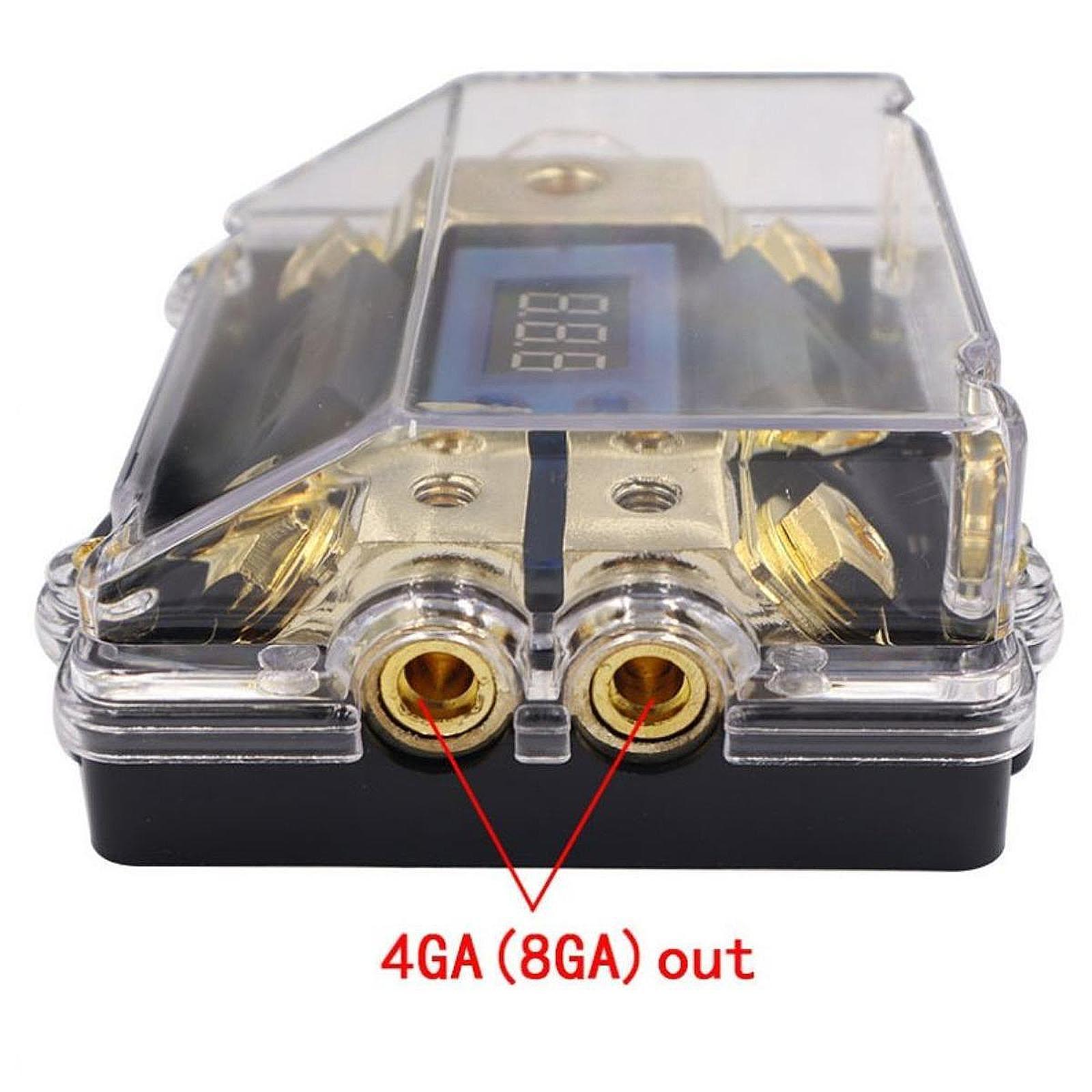 Fuse Holder Digital LED Voltag - Car Accessories Sound System 评论和价格