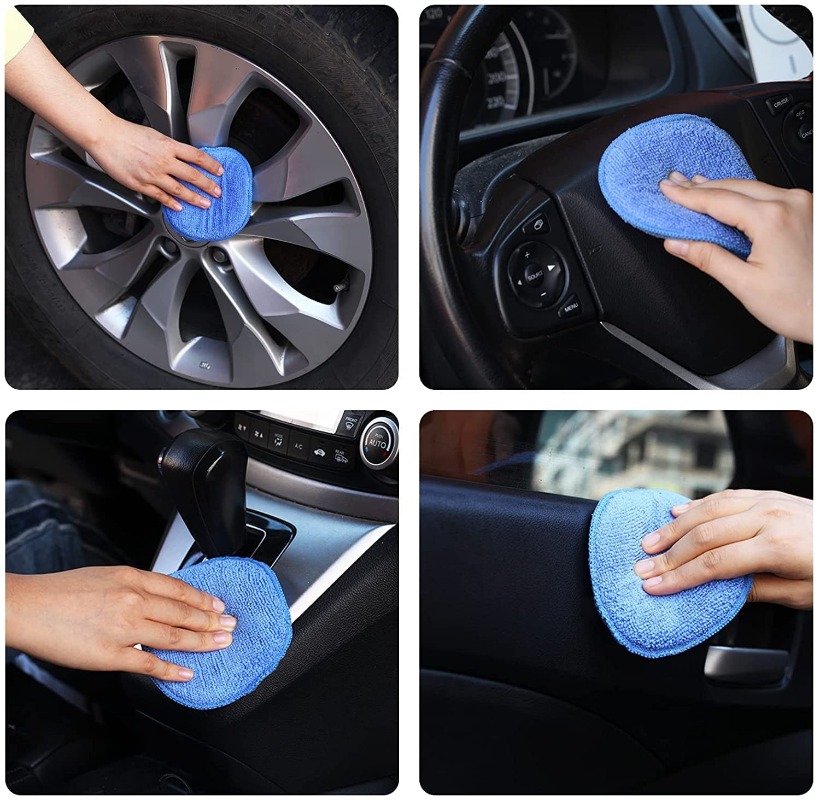 10Pcs Car Detailing Applicator - Car Wax Polishing Pad 评论和价格