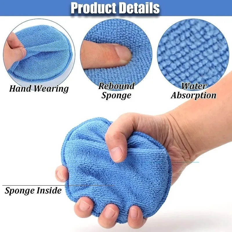10Pcs Car Detailing Applicator - Car Wax Polishing Pad 评论和价格