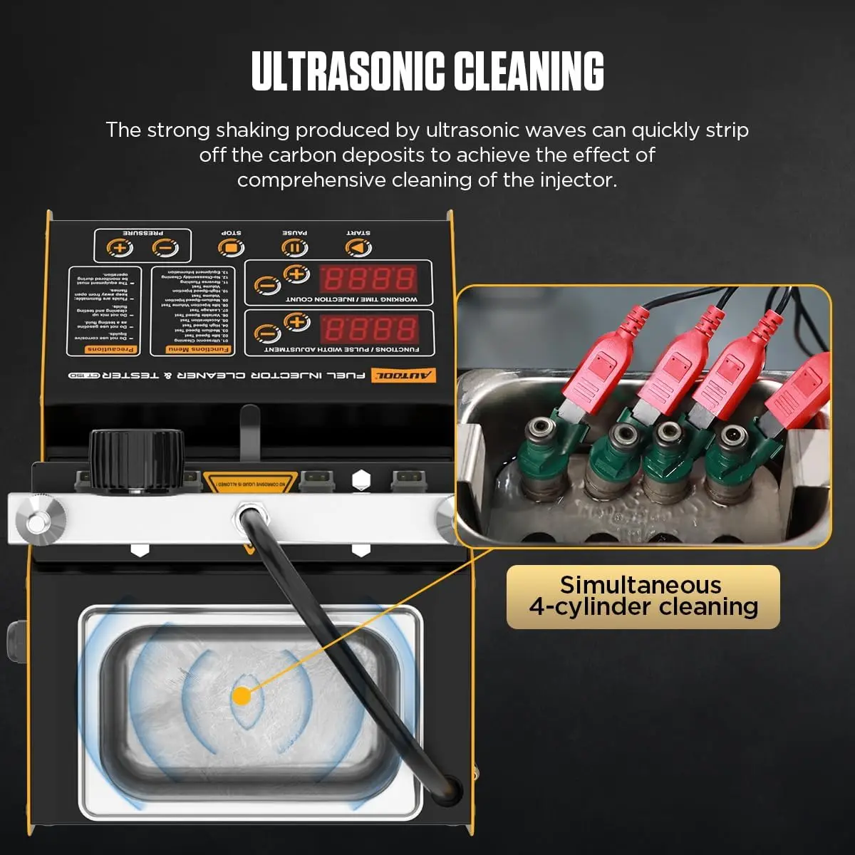 Ultrasonic Fuel Injector Clean - Fuel Injector Cleaner 评论和价格