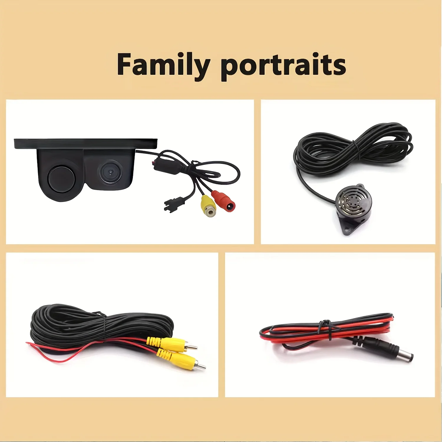 2-in-1 HD Backup Camera & Buzz - Car Accessories Sound System 评论和价格