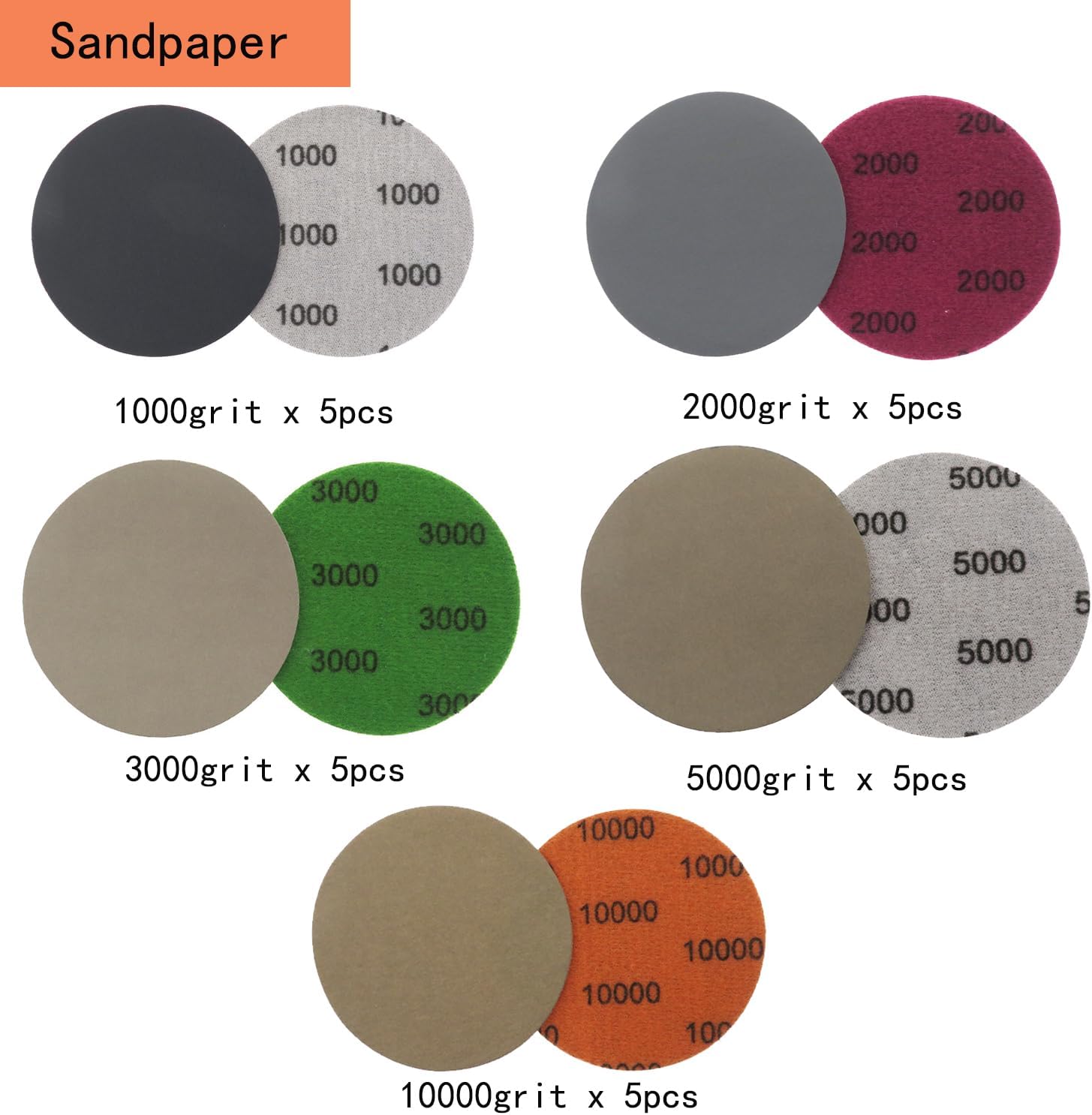 3Inch 75MM Car Headlight Resto - Car Wax Polishing Pad 评论和价格