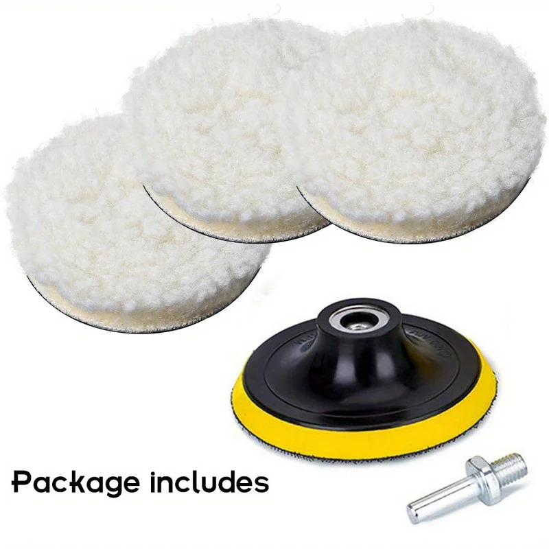 5PCS 7/6/5/4/3inch Car Polishi - Car Wax Polishing Pad 评论和价格
