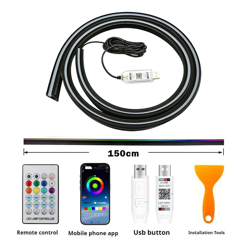 1.5M LED Car Dashboard Sealing - Car Accessories Sound System 评论和价格