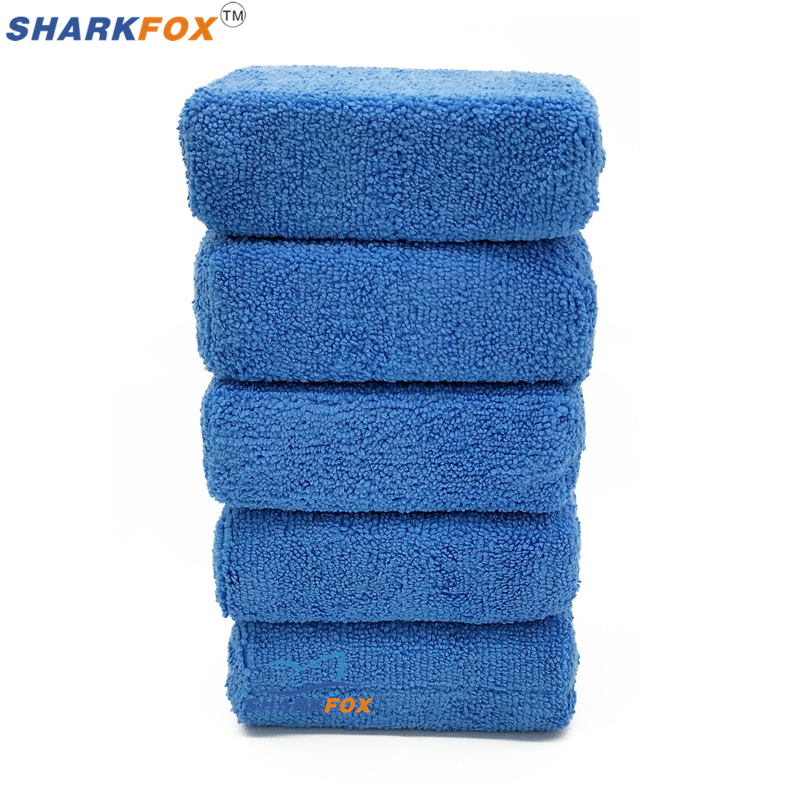 Sharkfox 5Pcs/Lot Rectangular  - Car Wax Polishing Pad 评论和价格