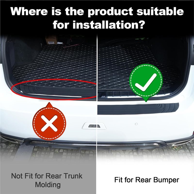 Car Rear Bumper Protector 2 PC - Bumper Guard Protector 评论和价格