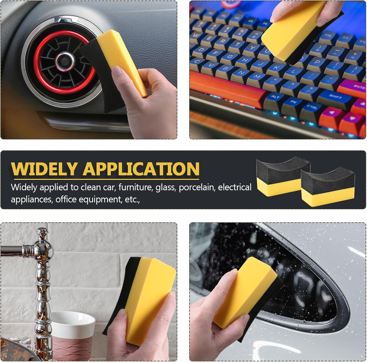 Auto Cleaning Sponge Brush Wax - Car Wax Polishing Pad 评论和价格