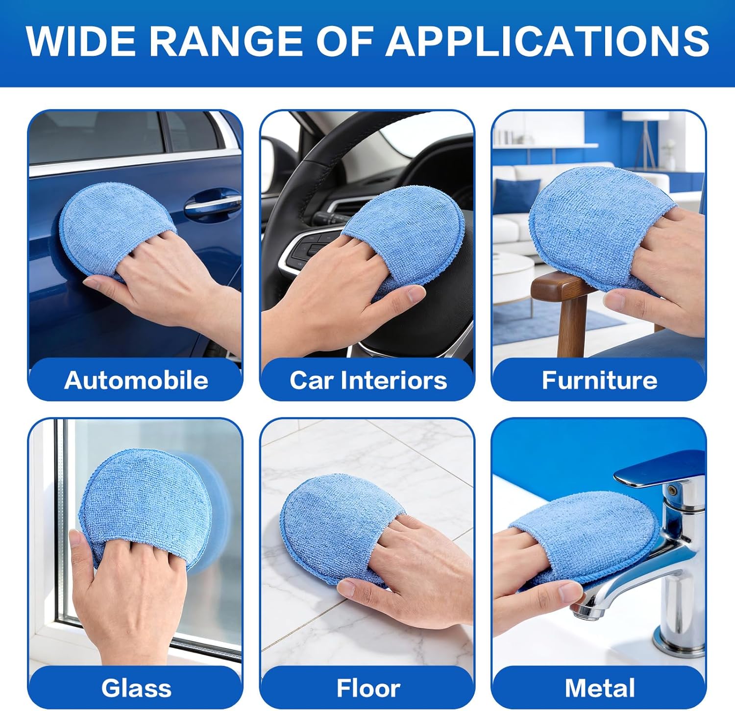 Auto Cleaning Sponge Brush Wax - Car Wax Polishing Pad 评论和价格