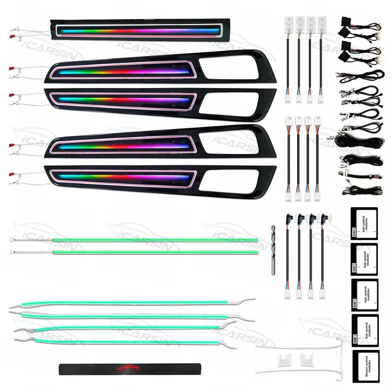 256 Color RGB Dynamic Symphony - Car Accessories Light 评论和价格