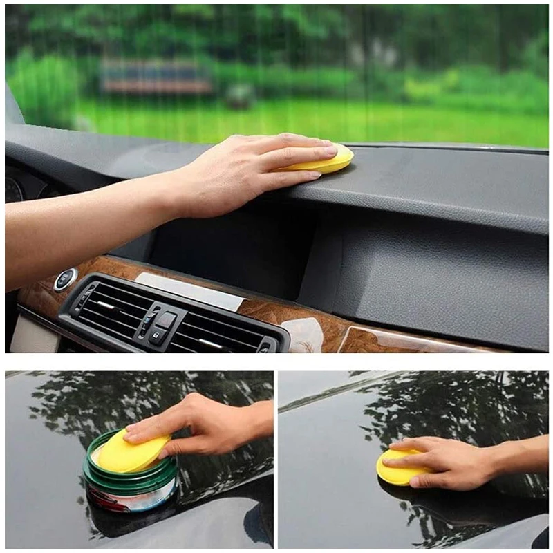 12Pcs Round Car Waxing Polish  - Car Wax Polishing Pad 评论和价格
