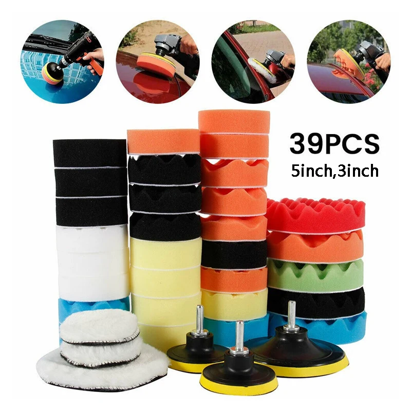 Car Polishing Sponge Pads Kit  - Car Wax Polishing Pad 评论和价格