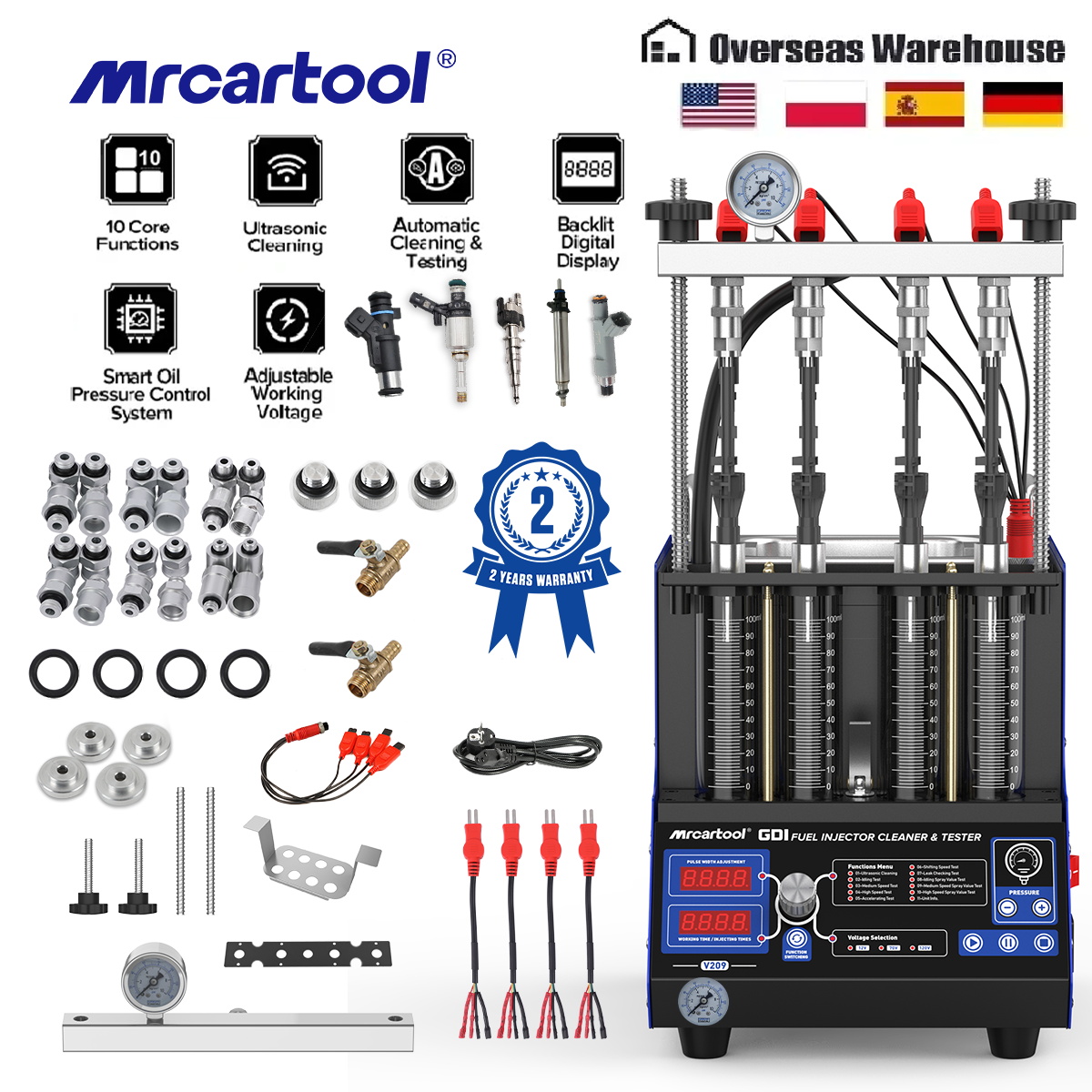 MR CARTOOL V209 GDI EFI FEI Pi - Fuel Injector Cleaner 评论和价格
