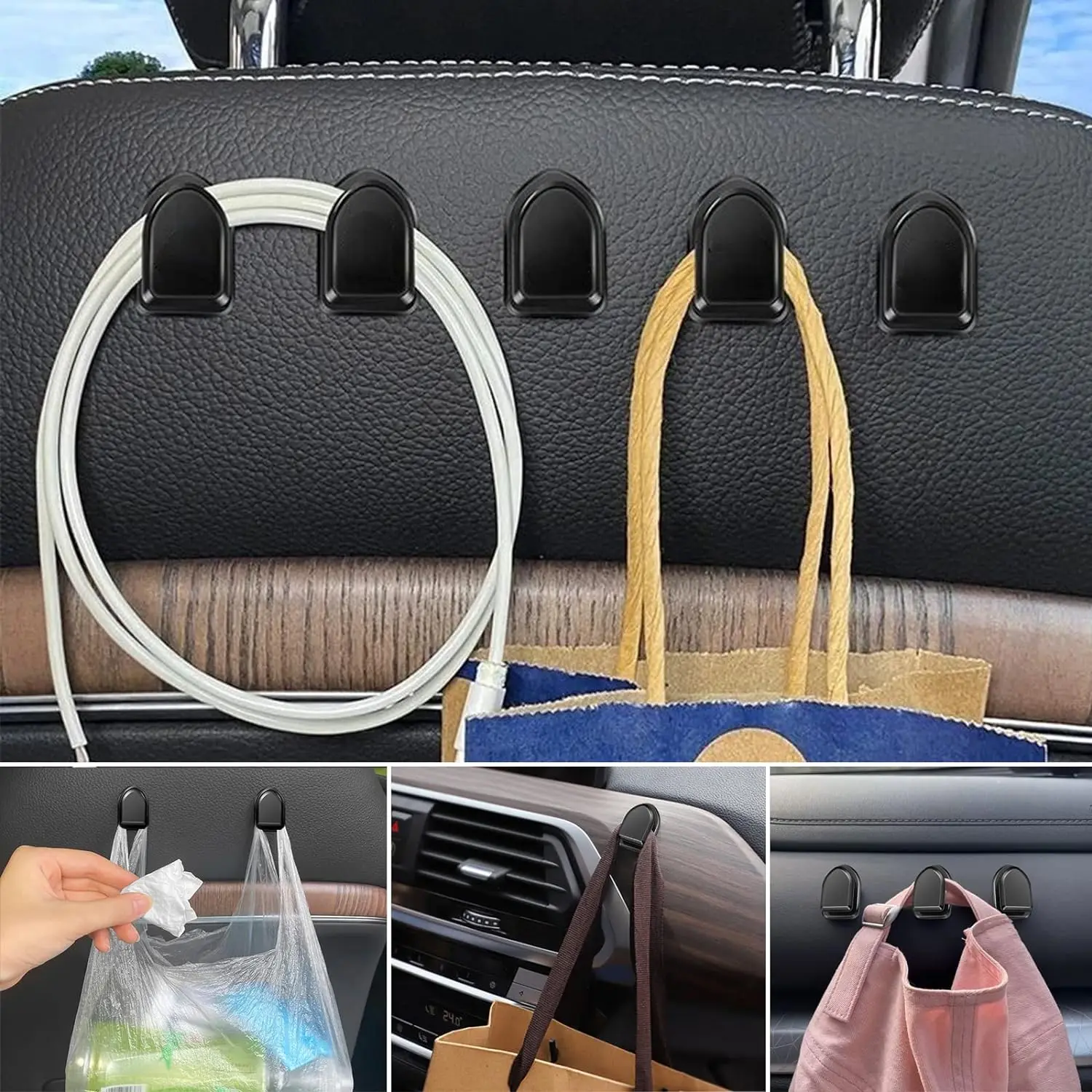 Mini Car Hooks Interior Storag - Car Accessories For Inside 评论和价格