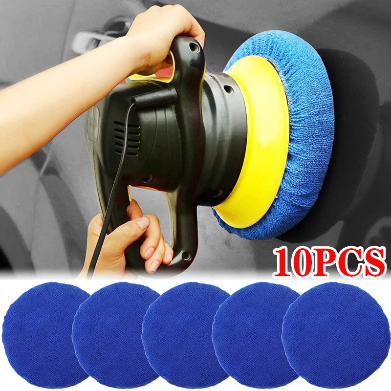 5-10inches Car Microfiber Poli - Car Wax Polishing Pad 评论和价格