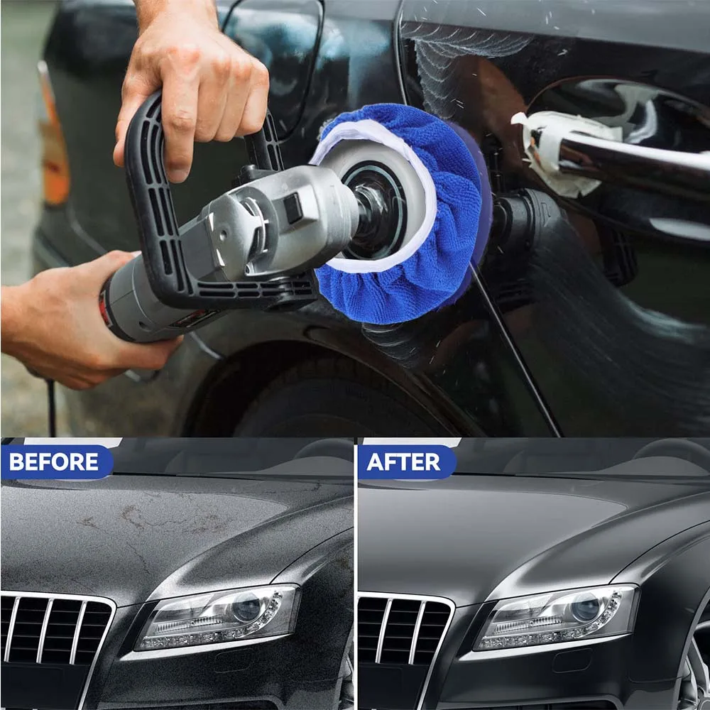 5-10inches Car Microfiber Poli - Car Wax Polishing Pad 评论和价格